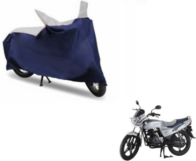 MOCKHE Two Wheeler Cover for LML(Freedom, Blue, Silver)