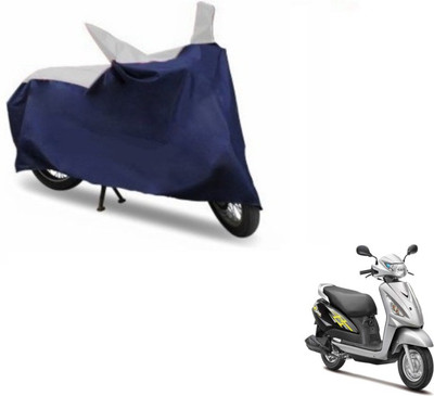 Flipkart SmartBuy Two Wheeler Cover for Suzuki(Swish, Blue, Silver)
