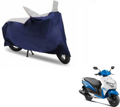 MOCKHE Two Wheeler Cover for Honda(Deo, Blue, Silver)