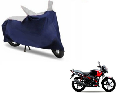 Flipkart SmartBuy Two Wheeler Cover for Yamaha(Gladiator, Blue, Silver)