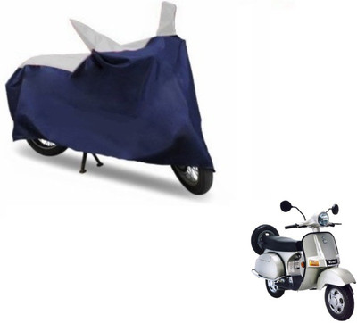 MOCKHE Two Wheeler Cover for Bajaj(Blue, Silver)