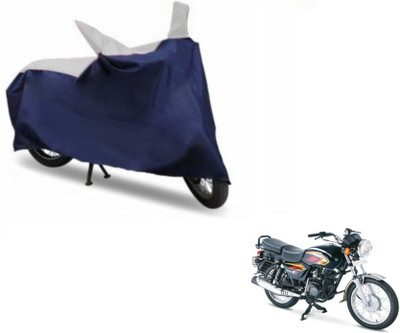 Flipkart SmartBuy Two Wheeler Cover for TVS(Max 4R, Blue, Silver)