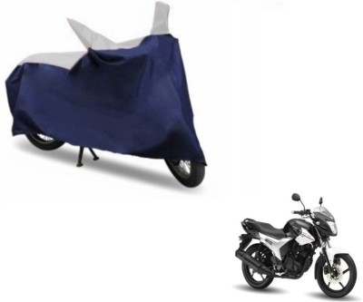 Flipkart SmartBuy Two Wheeler Cover for Yamaha(SZ R, Blue, Silver)