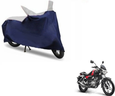 MOCKHE Two Wheeler Cover for Bajaj(V 150, Blue, Silver)