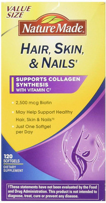 37 Off On Nature Made Hair Skin Nails 2500mcg Of Biotin Supports