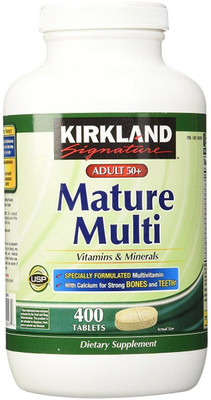 

Kirkland Signature Mature multi vitamins and minerals(400 No)