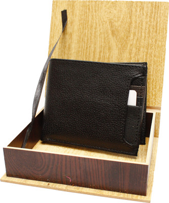 

Harvelle Men Black Genuine Leather Wallet(9 Card Slots)