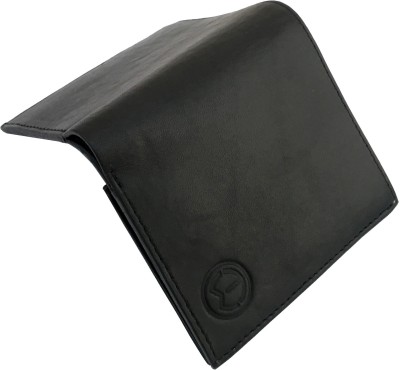 SnW Enterprises Men Black Genuine Leather Wallet(9 Card Slots)