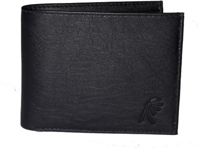 

ROSSET Men Black Artificial Leather Wallet(3 Card Slots)