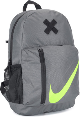 

Nike Y NK ELMNTL 23 L Backpack(Grey), Black;dark grey;volt