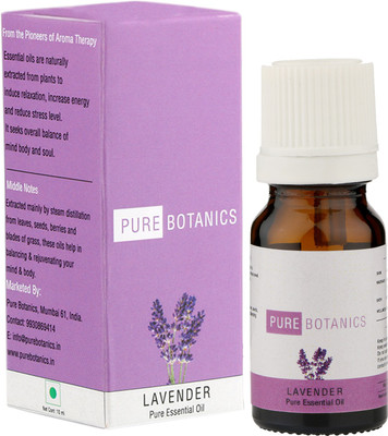 

Pure Botanics 100% Natural & Therapeutic Grade Lavender Essential Oil(10 ml)