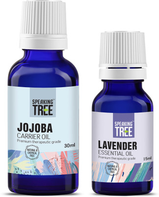 

Speaking tree HAIR VITALIZER & BODY MASSAGE combo oil - Lavender | Jojoba(45 ml)