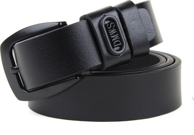 

Bacchus Men Casual Black Artificial Leather Belt