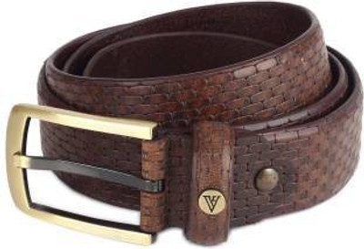 

Van Heusen Men Formal Brown Genuine Leather Belt