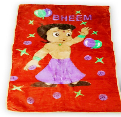 

SAA FASHION Cartoon  Coral Blanket(Fur, Brown