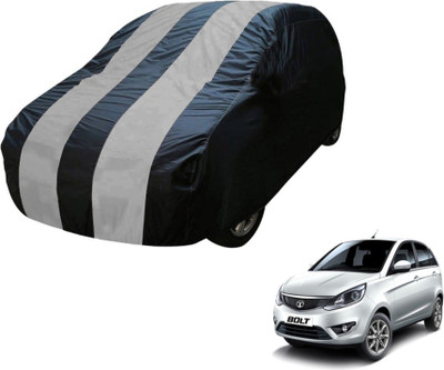 Flipkart SmartBuy Car Cover For Tata Bolt (Without Mirror Pockets)(Blue, Silver)