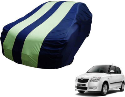 Flipkart SmartBuy Car Cover For Skoda Fabia (Without Mirror Pockets)(Blue, Green)