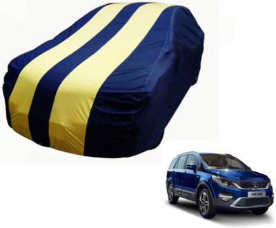 MOCKHE Car Cover For Tata Hexa (Without Mirror Pockets)(Blue, Yellow)