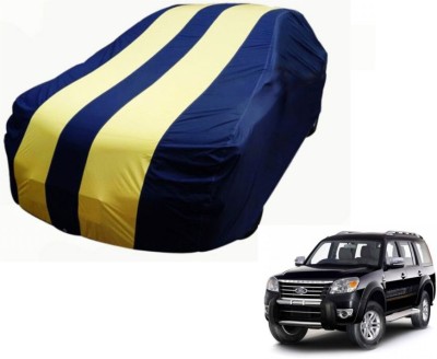 Flipkart SmartBuy Car Cover For Ford Endeavour (Without Mirror Pockets)(Blue, Yellow)