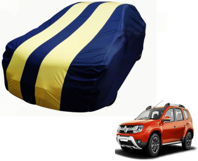 MOCKHE Car Cover For Renault Duster (Without Mirror Pockets)(Blue, Yellow)