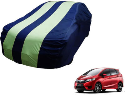 Flipkart SmartBuy Car Cover For Honda Jazz (Without Mirror Pockets)(Blue, Green)