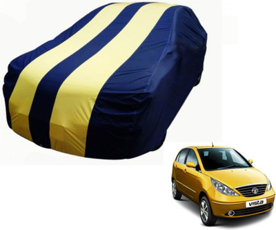 Flipkart SmartBuy Car Cover For Tata Indica Vista (Without Mirror Pockets)(Blue, Yellow)