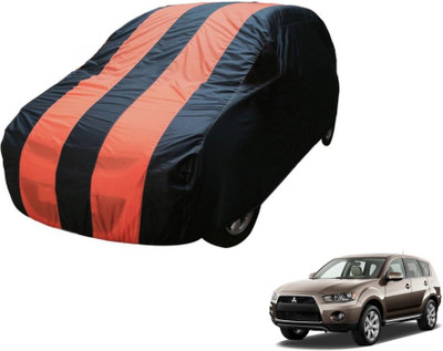 Flipkart SmartBuy Car Cover For Mitsubishi Outlander (Without Mirror Pockets)(Blue, Orange)