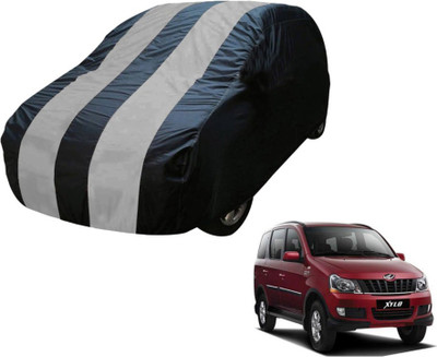 MOCKHE Car Cover For Mahindra Xylo (Without Mirror Pockets)(Blue, Silver)