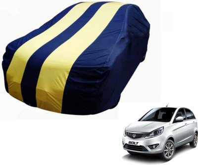 MOCKHE Car Cover For Tata Bolt (Without Mirror Pockets)(Blue, Yellow)