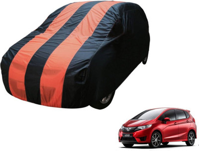 Flipkart SmartBuy Car Cover For Honda Jazz (Without Mirror Pockets)(Blue, Orange)
