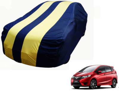 Flipkart SmartBuy Car Cover For Honda Jazz (Without Mirror Pockets)(Blue, Yellow)