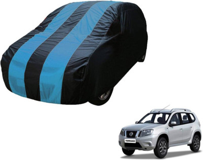 MOCKHE Car Cover For Nissan Terrano (Without Mirror Pockets)(Blue)
