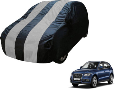 Flipkart SmartBuy Car Cover For Audi Q5 (Without Mirror Pockets)(Blue, Silver)