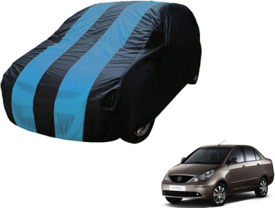 MOCKHE Car Cover For Tata Indigo CS (Without Mirror Pockets)(Blue)
