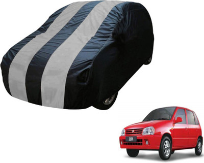 MOCKHE Car Cover For Maruti Suzuki Zen (Without Mirror Pockets)(Blue, Silver)