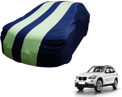 Flipkart SmartBuy Car Cover For BMW X1 (Without Mirror Pockets)(Blue, Green)
