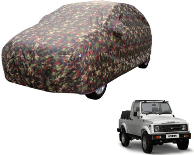 Flipkart SmartBuy Car Cover For Maruti Suzuki Gypsy (Without Mirror Pockets)(Multicolor)