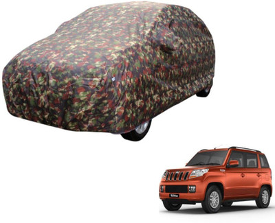 MOCKHE Car Cover For Mahindra TUV300 (Without Mirror Pockets)(Multicolor)