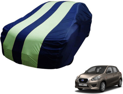 Flipkart SmartBuy Car Cover For Datsun Go (Without Mirror Pockets)(Blue, Green)