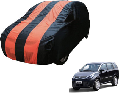 Flipkart SmartBuy Car Cover For Tata Aria (Without Mirror Pockets)(Blue, Orange)