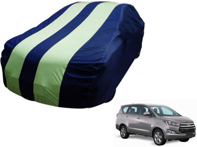Flipkart SmartBuy Car Cover For Toyota Innova Crysta (Without Mirror Pockets)(Blue, Green)