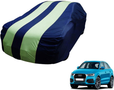 Flipkart SmartBuy Car Cover For Audi Q3 (Without Mirror Pockets)(Blue, Green)