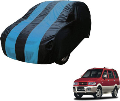 MOCKHE Car Cover For Chevrolet Tavera (Without Mirror Pockets)(Blue)