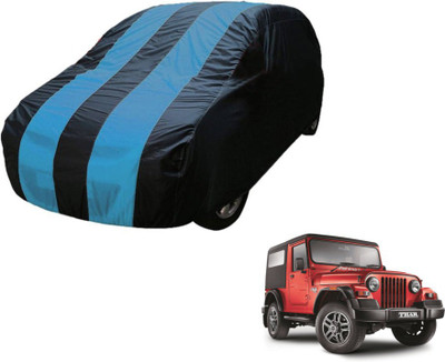 Flipkart SmartBuy Car Cover For Mahindra Thar (Without Mirror Pockets)(Blue, Blue)