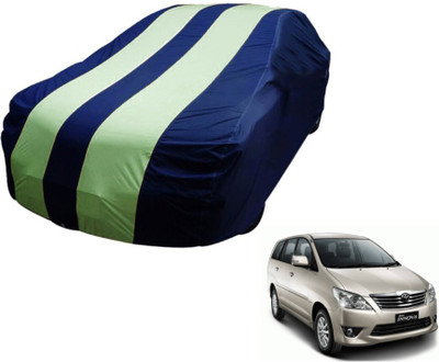 MOCKHE Car Cover For Toyota Innova (Without Mirror Pockets)(Blue, Green)