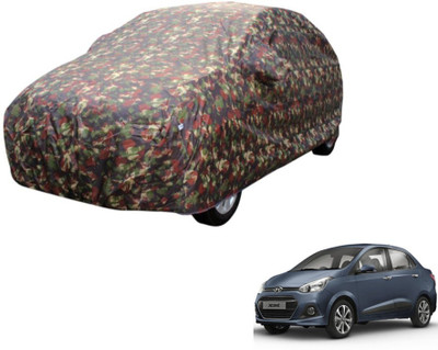 MOCKHE Car Cover For Hyundai Xcent (Without Mirror Pockets)(Multicolor)