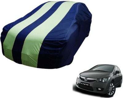 MOCKHE Car Cover For Honda Civic (Without Mirror Pockets)(Blue, Green)