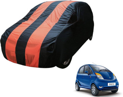 MOCKHE Car Cover For Tata Nano (Without Mirror Pockets)(Blue, Orange)