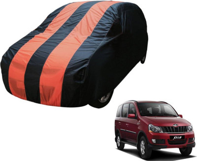 MOCKHE Car Cover For Mahindra Xylo (Without Mirror Pockets)(Blue, Orange)