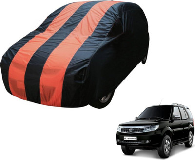 Flipkart SmartBuy Car Cover For Tata Safari Storme (Without Mirror Pockets)(Blue, Orange)